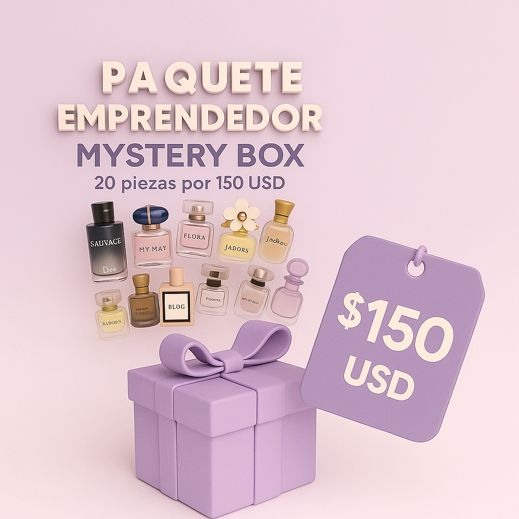 PAQUETE EMPRENDEDOR / MYSTERY BOX 20 PIEZAS